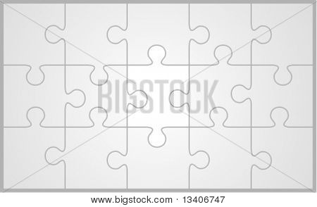 Vector puzzel achtergrond