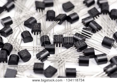 Transistors Batch On White