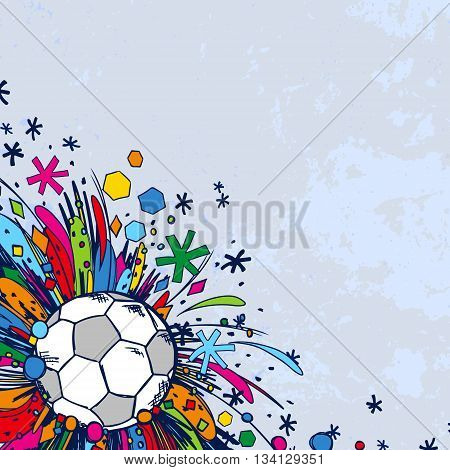 Football Doodle Ornament Soccer Background Light