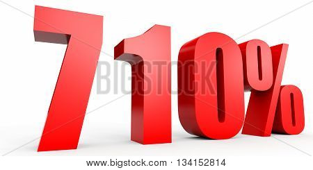 Discount 710 Percent Off. 3D Illustration.