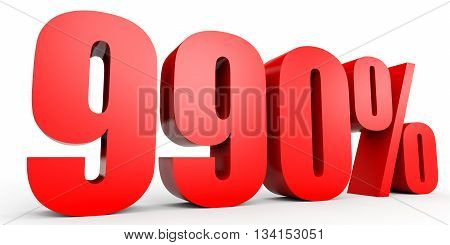 Discount 990 Percent Off. 3D Illustration.