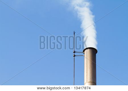 La fumée d'une Pipe avec paratonnerre