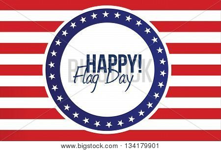 Happy Flag Day Us Flag Background