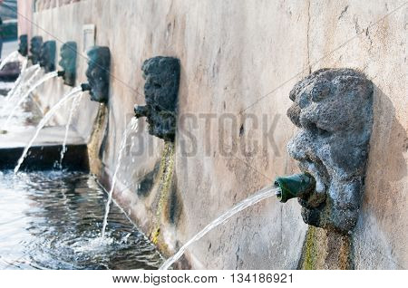 Lava Stone Fountain