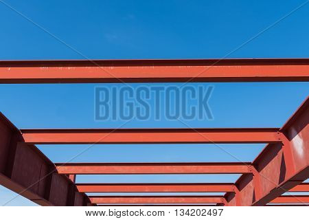 Steel structure of building Construction steel structure.