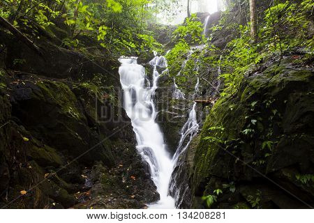 Ton Sai WaterfallBan Khao Phra Thaeo WildlifePhuket Thailand.