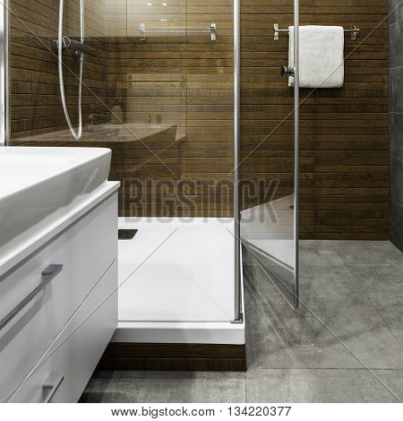 Glass Shower Cabin