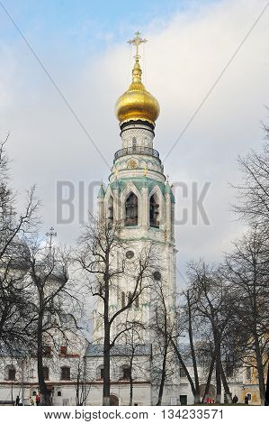 Temple On Cathedral Hill In The City Of Vologda, Russia