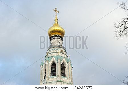 Temple On Cathedral Hill In The City Of Vologda, Russia