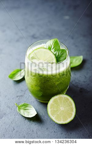 Cucumber and Basil Aqua Fresca with Lime Juice