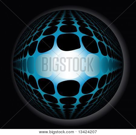 sfera astratta 3D