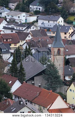 St. Antonius Church In Ebersteinburg, Baden-wurttemberg, Germany