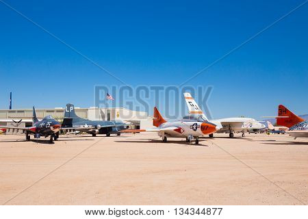 USA. ARIZONA. JUNE - 13, 2016: Pima Air & Space Museum