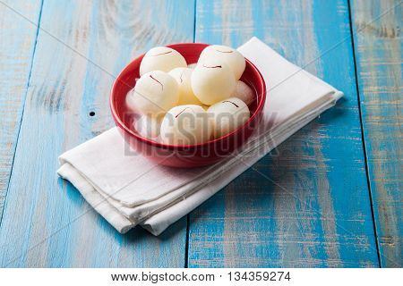 Rasgulla or Rosogulla or Ras Gulla, famous Indian sweet