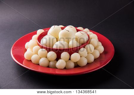 Rasgulla or Rosogulla or Ras Gulla, famous Indian sweet
