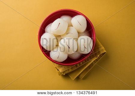 Rosogolla or Roshogolla or Rasagola or Ras Gulla, famous Bengali sweet