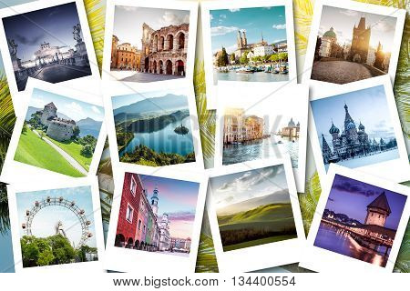 Eurotrip memories shown on photos - summer vacations