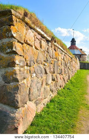 Old Korela fortress in the town of Priozersk Russia.