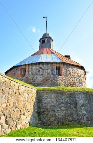 Old Korela fortress in the town of Priozersk Russia.