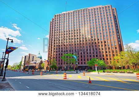 Benjamin Franklin Parkway In The City Center In Philadelphia