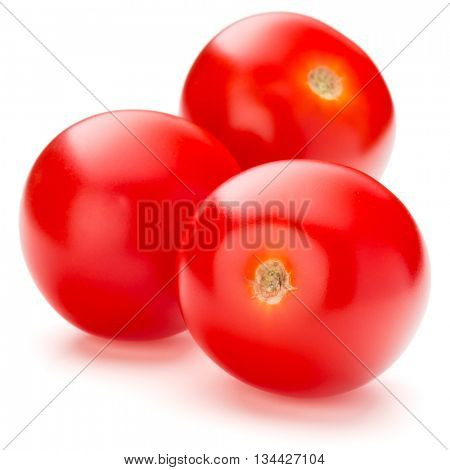 fresh cherry tomato isolated on white background cutout
