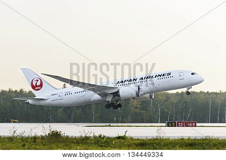 Japan Airlines Boeing 787 Dreamliner Taking Off