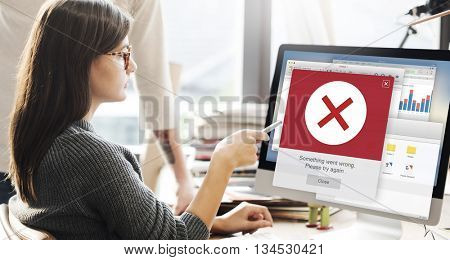Error Alert Failure Icon Problem Concept