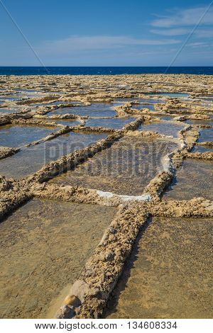 Salt Pans On Xwejni Bay