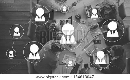 Social Networking Sharing Communication Media Concept