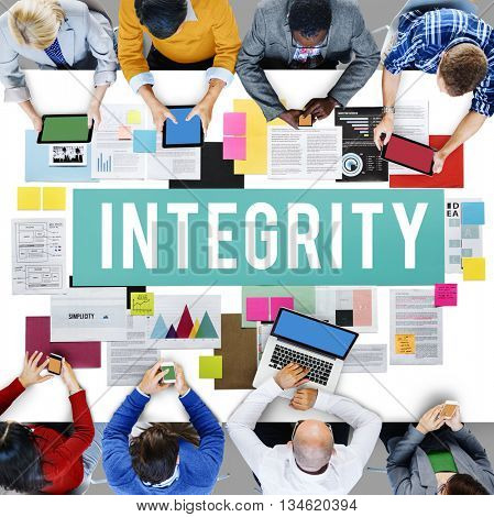 Integrity Ethics Loyalty Moral Motivation Respect Concept