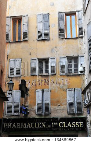 Grasse France - april 17 2016 : the touristy city center