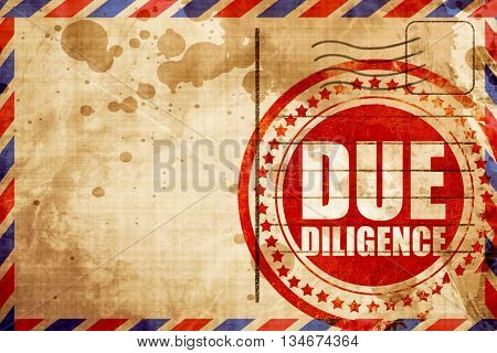 due diligence