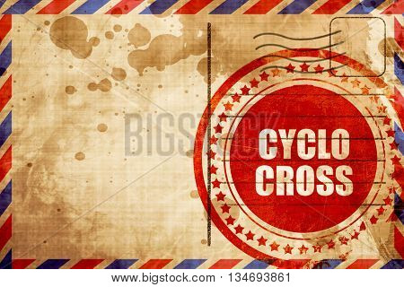 cyclo cross sign background