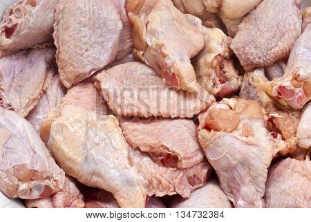 Food ingredient fresh Chicken wings prepare to Cook