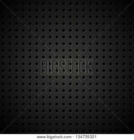 Textured vector perforated leather background. Abstract vector lether.