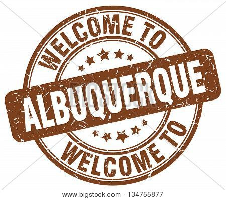 welcome to Albuquerque stamp. welcome to Albuquerque.