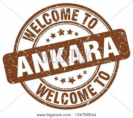 welcome to Ankara stamp. welcome to Ankara.