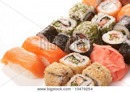  Diferentes tipos de sushi