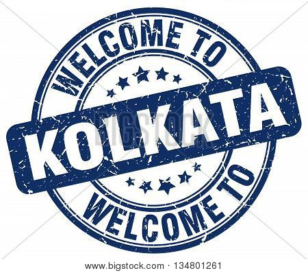 welcome to Kolkata stamp. welcome to Kolkata.