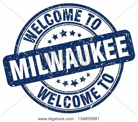 welcome to Milwaukee stamp. welcome to Milwaukee.