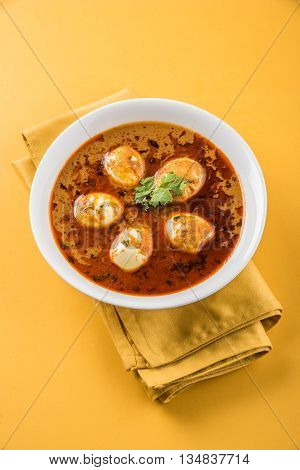 Indian famous Egg Masala curry / Anda Curry / Anda Masala curry / egg curry