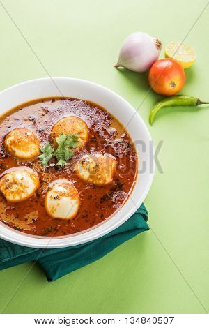 Indian famous Egg Masala curry / Anda Curry / Anda Masala curry / egg curry