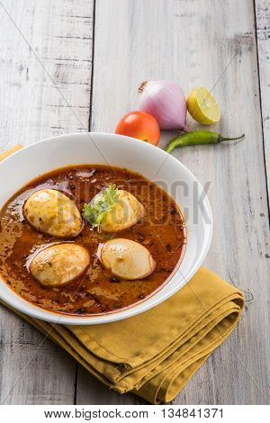 Indian famous Egg Masala curry / Anda Curry / Anda Masala curry / egg curry
