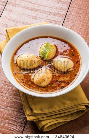 Indian famous Egg Masala curry / Anda Curry / Anda Masala curry / egg curry