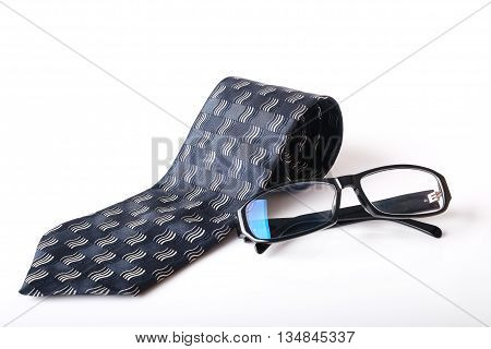Necktie And Glasses