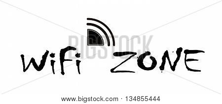 Wifi black icon concept logo or icon