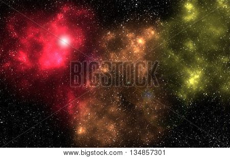 Universe space abstract background, digital graphic resource (Created with Photoshop)