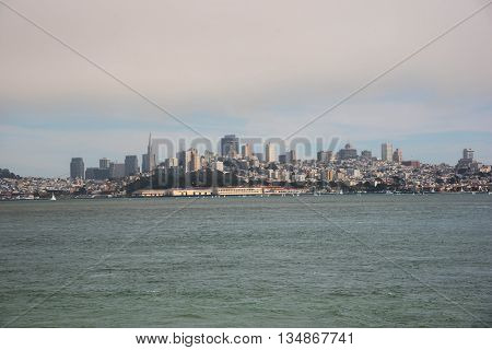 San Francisco Down Town View from the Bay Area
