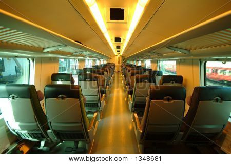 Intérieur du Train en Finlande