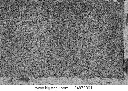 Old grey brick wall. Grunge wall background